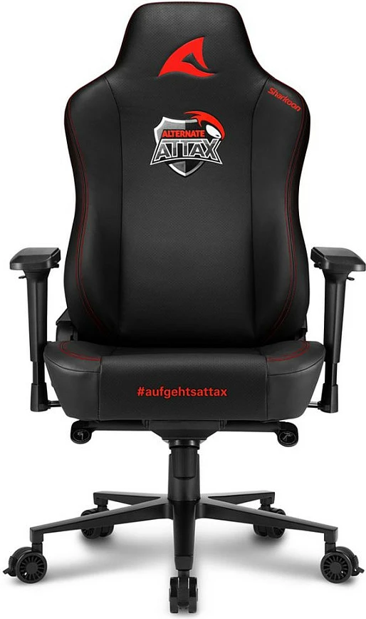 Ergonomski gaming stol Sharkoon SKILLER SGS40 aTTax Sonderedition, črno/rdeč
