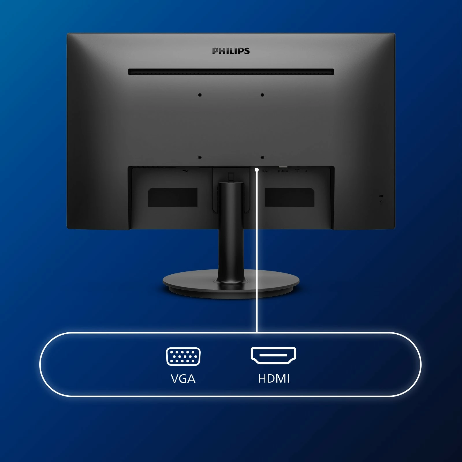 27-palčni monitor z VA panelom Philips 271V8LA, HDMI, črn