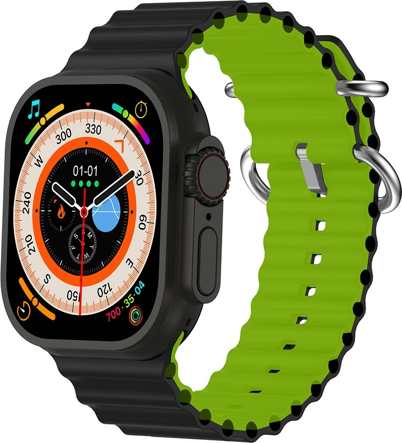 Pametna ura 2" FUSION MT872 Media-Tech, črno/zelena