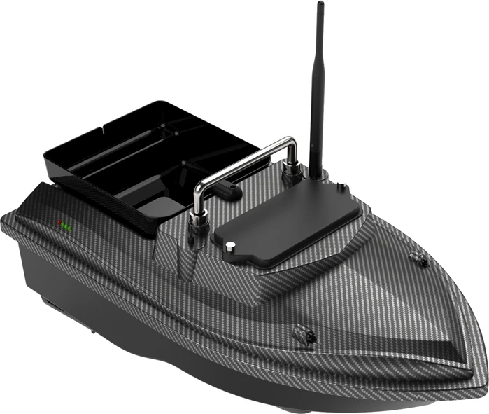 Čoln za vabljenje s GPS Flytec V060, 12000 mAh, nosilnost 2 kg, domet 500 m, črn
