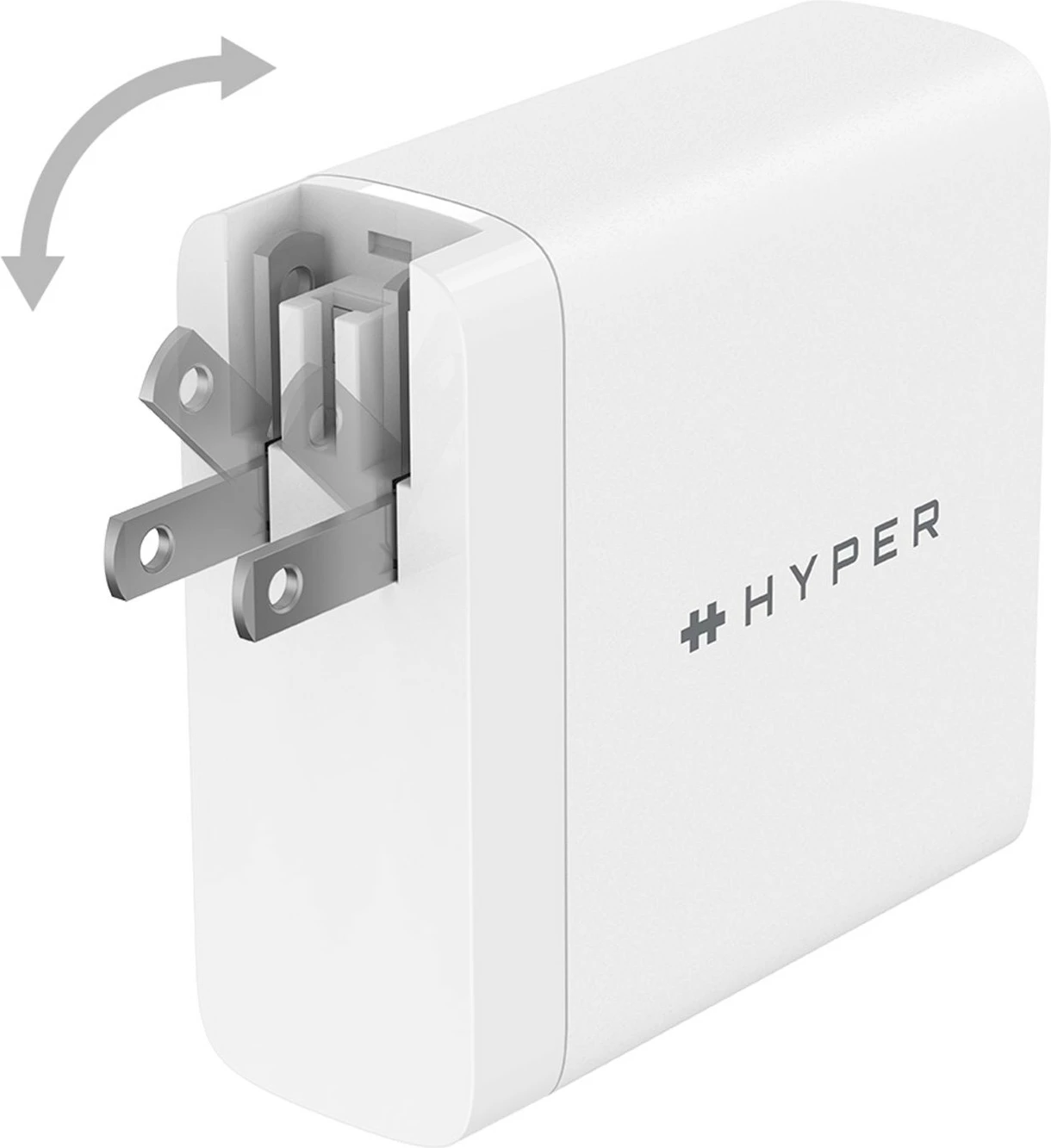 Univerzalni polnilec HyperJuice 140W GaN, Targus, 2x USB-C, bel