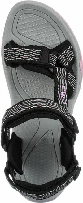 Sandale za ženske, črne in rožnate CMP