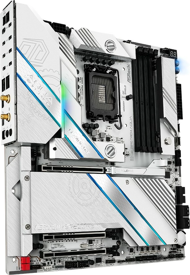 Matična plošča ASRock Z890 Taichi AQUA, Intel LGA 1851, DDR5-SDRAM 256 GB, bela