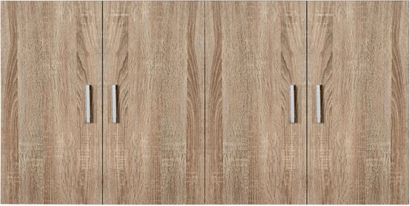Garderobna omara Loft 4 vrata FH352.02 Sonama 120x42x60