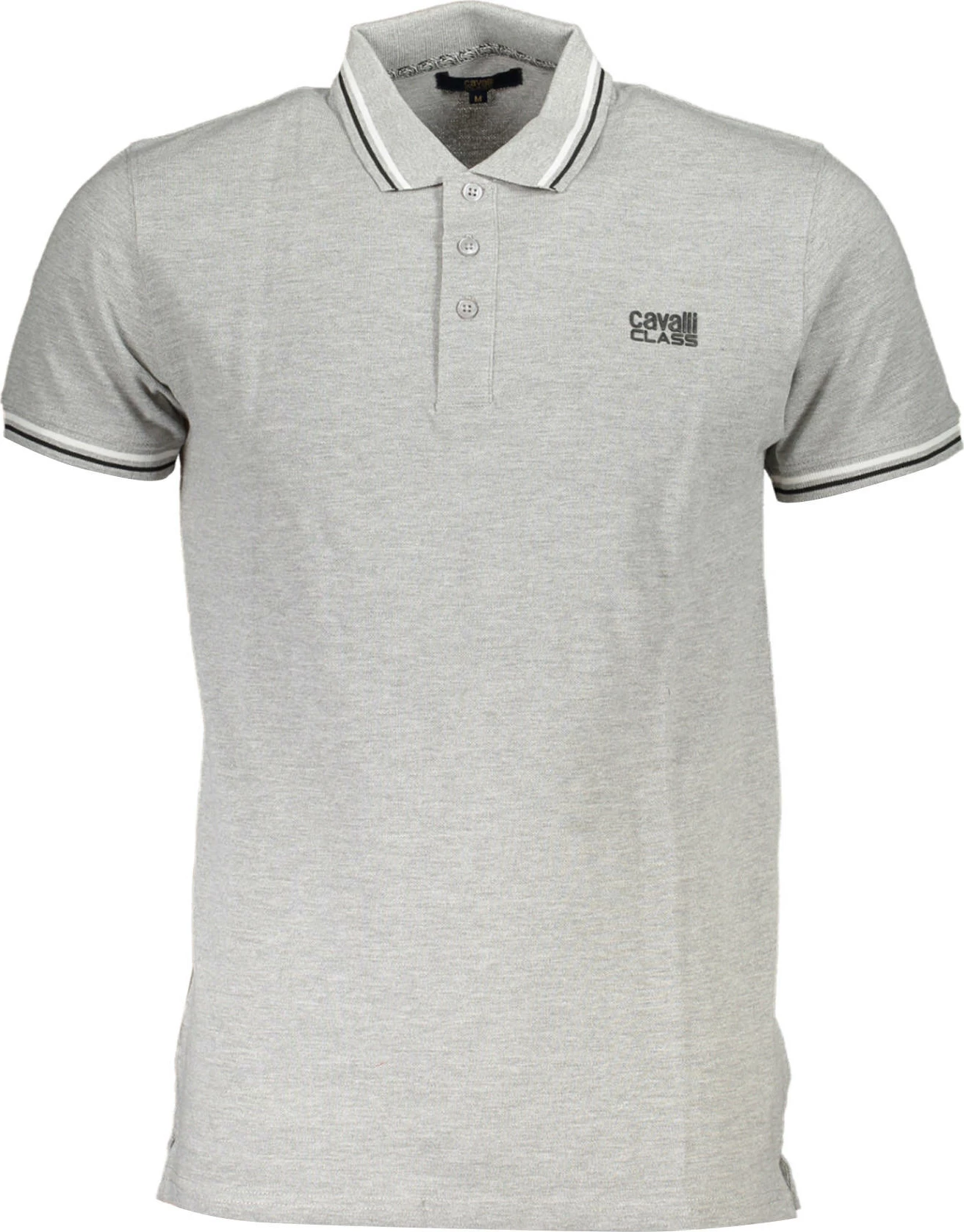 Polo majica za moške, siva, CAVALLI CLASS