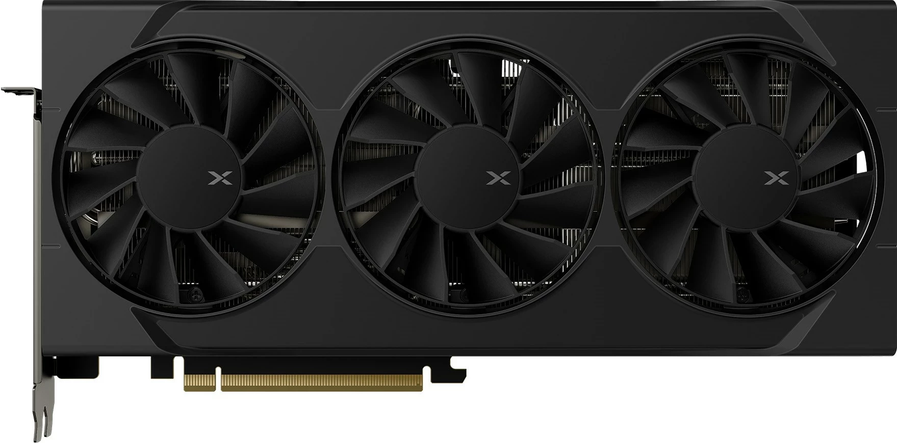 Grafična kartica XFX SWIFT RX 9060XT OC, 16 GB, 3 ventilatorji, črna