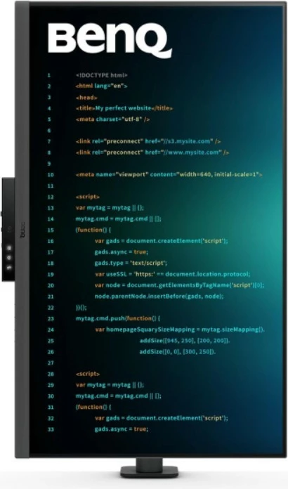 Monitor 31,5-palčni 4K IPS, 5 ms, 60 Hz, črno/siv BenQ RD320UA