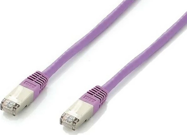 Kabèl mreže Cat6a S/FTP, 1 m, RJ-45, vijoličen Equip