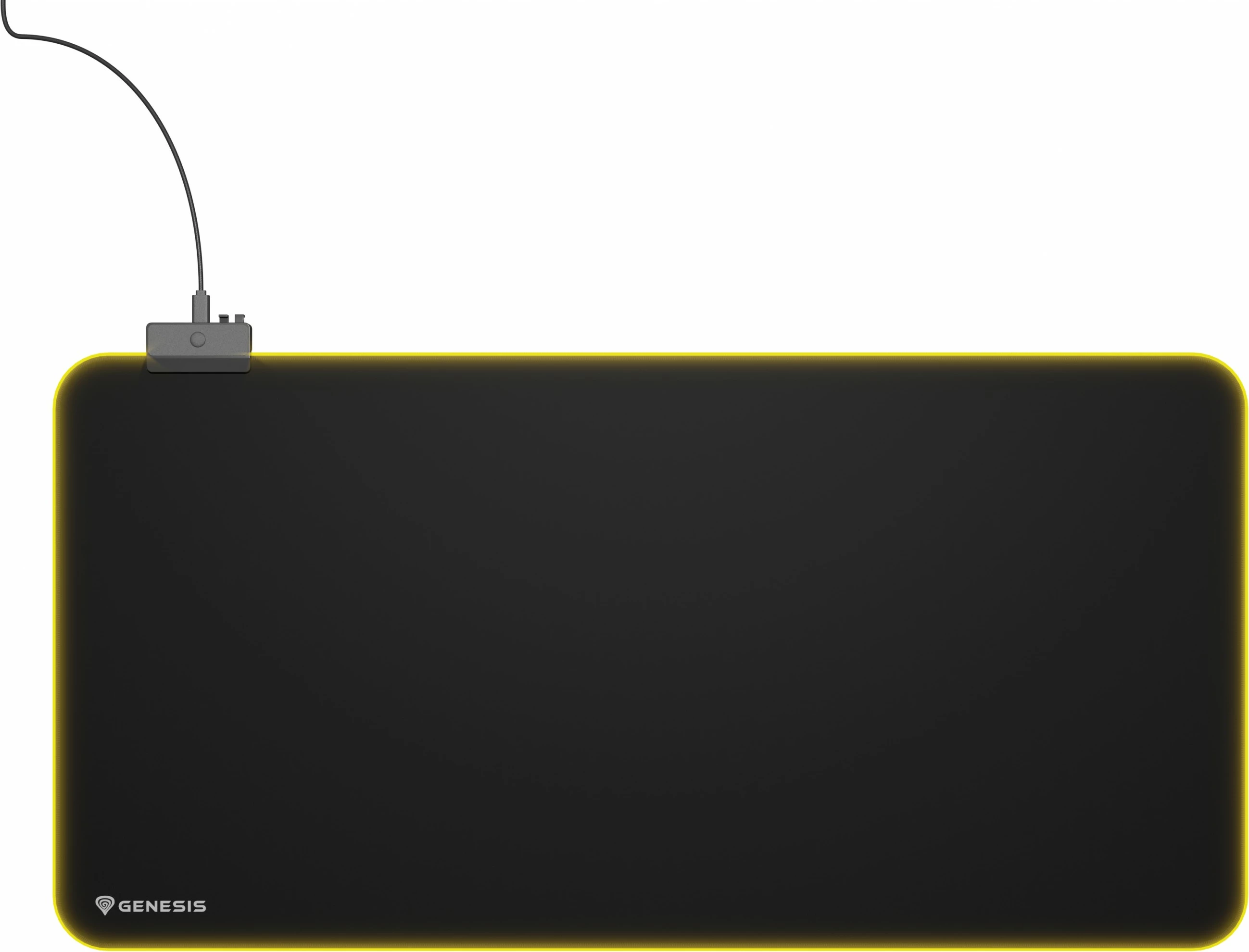 Podloga za miško RGB XXL 800x400 mm, črna — Genesis BORON 500