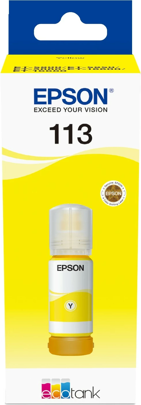 Rumena tinta EcoTank Epson 113, 70 ml