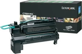 Toner, Lexmark C792A1KG za C792/X792, črn, približno 6000 strani