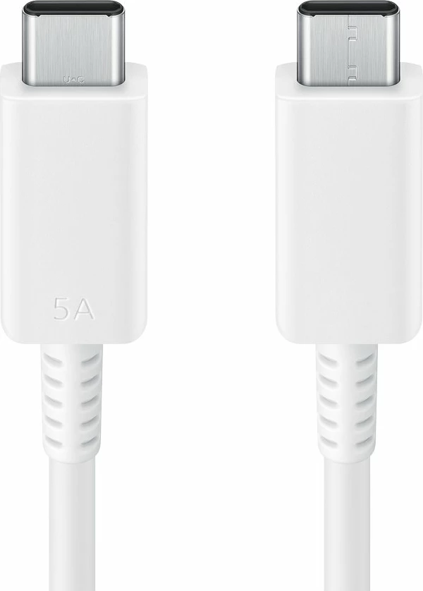 Kabel USB-C na USB-C, 1,8 m, 5 A, bel, Samsung EP-DX510JWEGEU