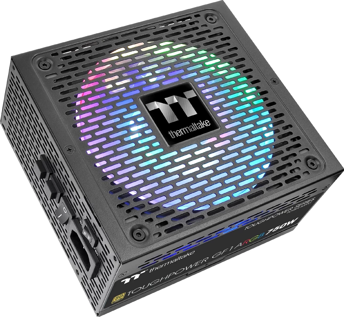 Napajalnik Thermaltake Toughpower GF1 Gold ARGB 750W, modularen, ARGB