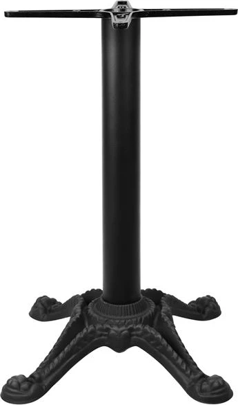 Litoželezna osnova 58χ58χ75cm križana 45x45cm 4 noge Črna FH407