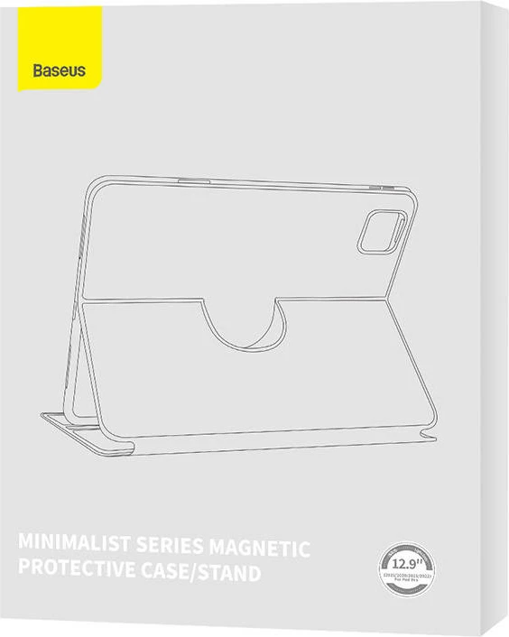 Magnetni ovitek za iPad Pro 12,9", Baseus Minimalist Series ARJS040813, svetlo siva