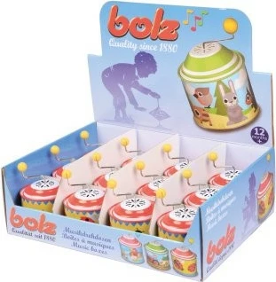 Glasbena škatlica Lena Ladybug, 7,5 cm, večbarvna