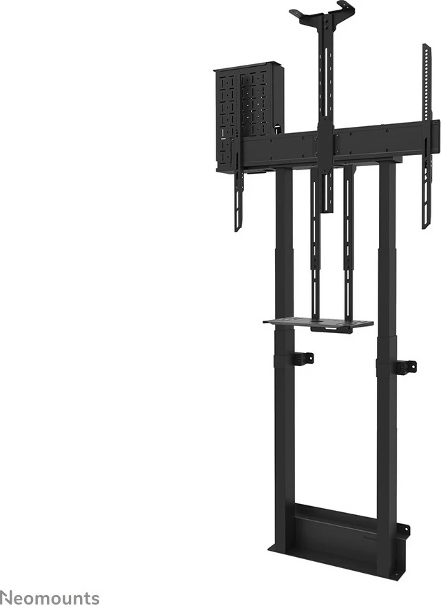 Motorni stenski nosilec za TV do 100 inčev, Newstar WL55-875BL1, črn