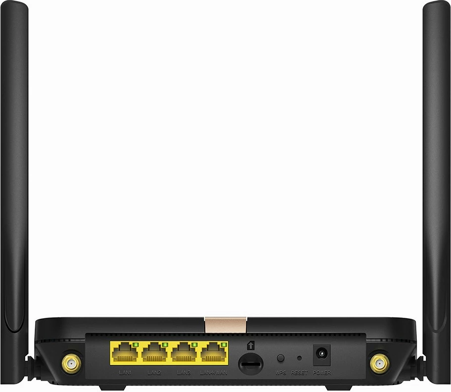 Usmerjevalnik Mesh AC1200 4G LTE s SIM, Cudy LT500D, črn