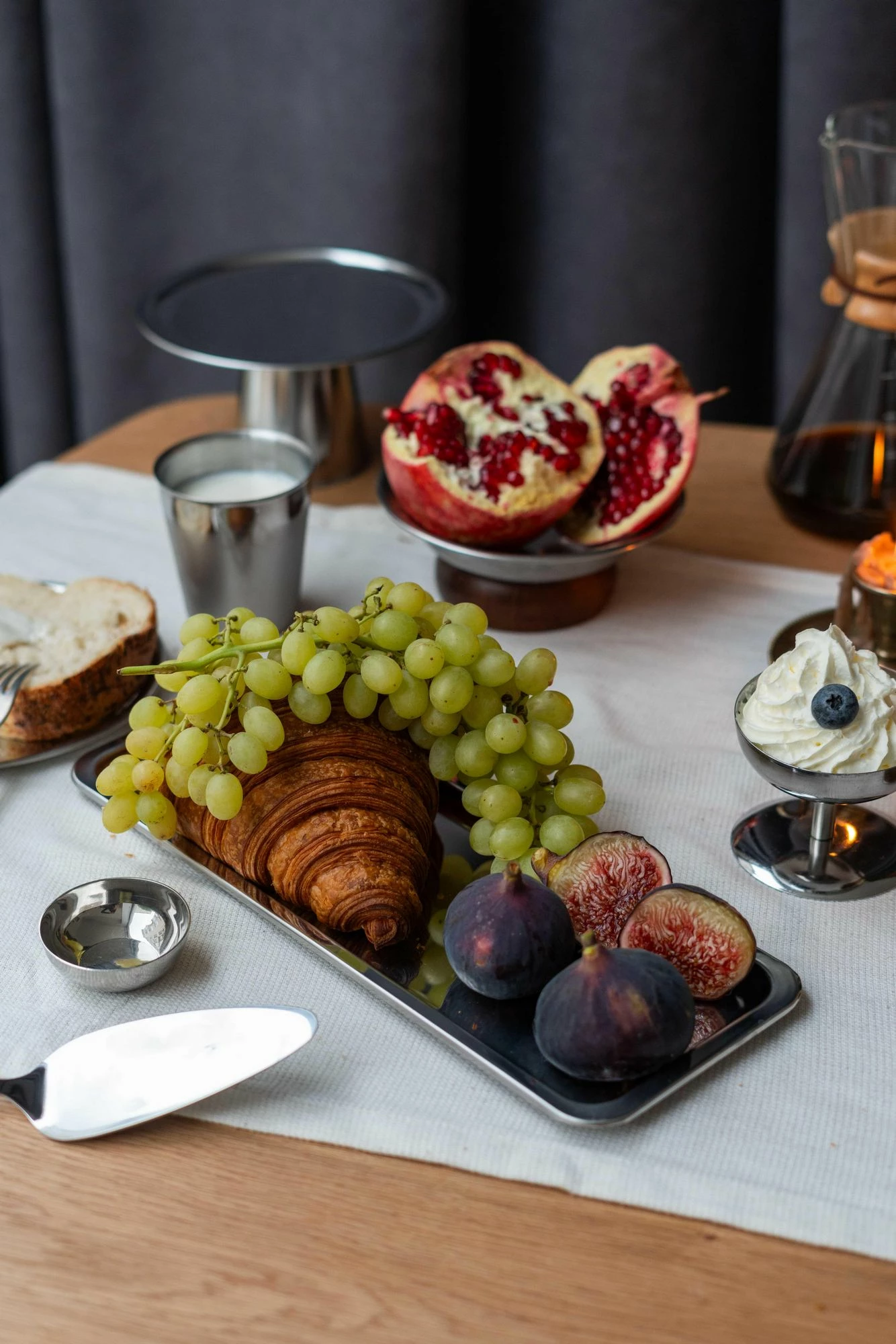 Plošča za postrežbo hrane, inox, srebrna, Hermia Concept BSM1011, 33x13x1 cm