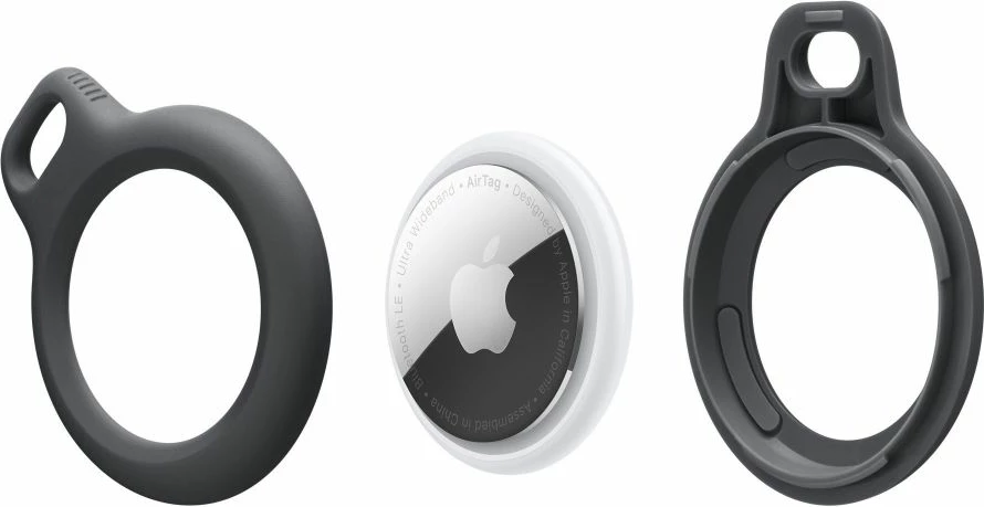 Ohišje za Apple AirTag z obročem Tech-Protect Rough, črno