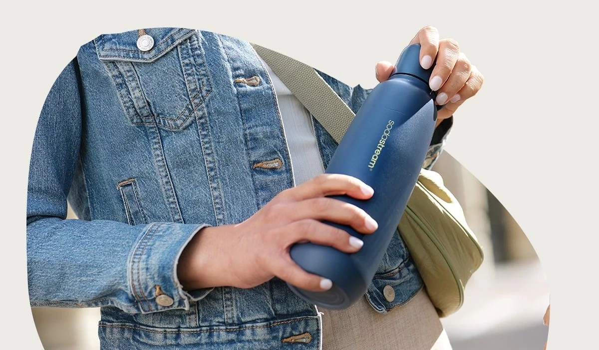 Steklenica za gazirane pijače 900 ml, navy blue Sodastream Fizz&Go