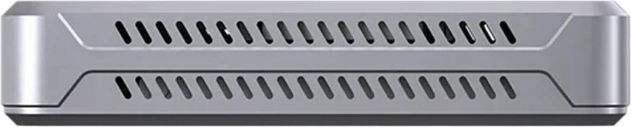 Konzola za SSD M.2 NVMe z vgrajenim hlajenjem, UNITEK S1242AGY01-EU, srebrna