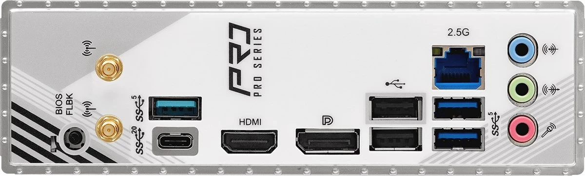 Matična plošča ASRock B860M Pro RS WiFi, micro ATX, LGA 1851, 256 GB, črna