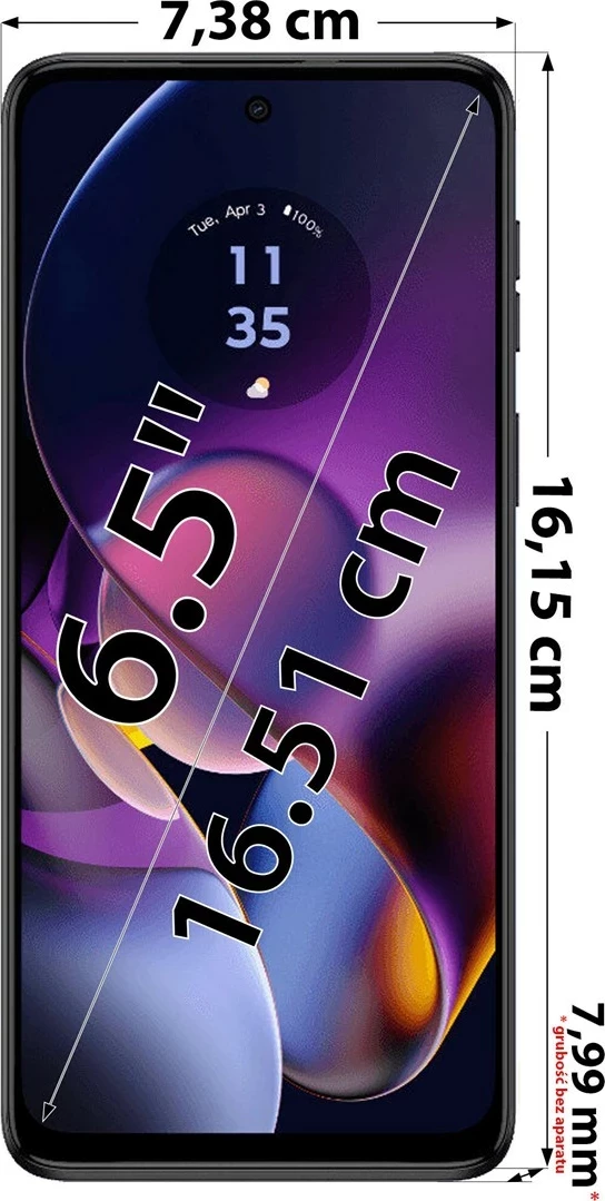 Pametni telefon Moto G54 Power 5G, 8/256 GB, Midnight Blue