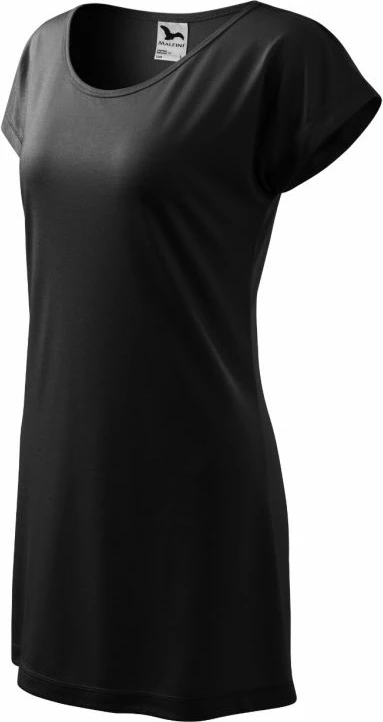 Obleka Malfini za ženske, črna