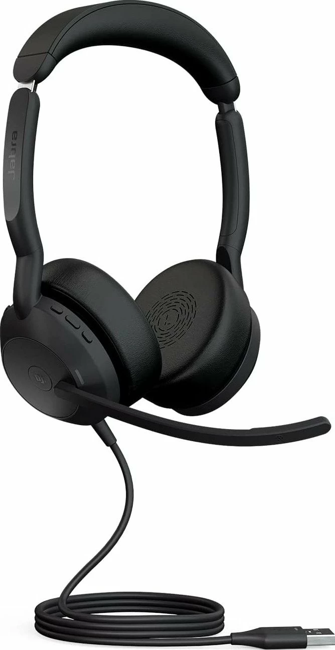 Profesionalne slušalke z mikrofonom Jabra Evolve2 50, USB-C MS Stereo, z zanko, 20 - 20000 Hz, za pisarno/klicni center, črne