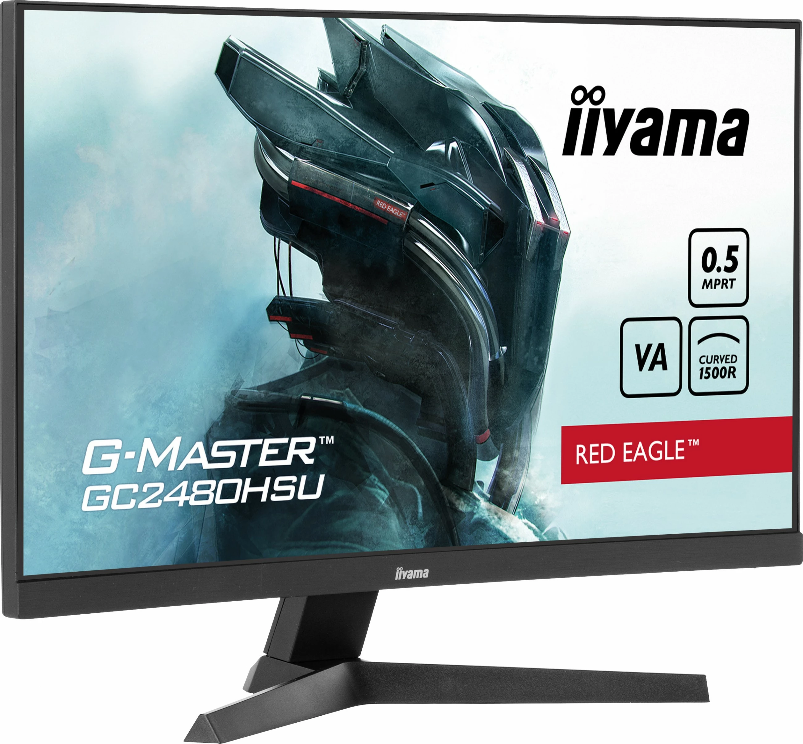 Zakrivljeni 24-inch monitor Full HD, 180Hz, 0,5ms iiyama G-MASTER GC2480HSU-B1, črn