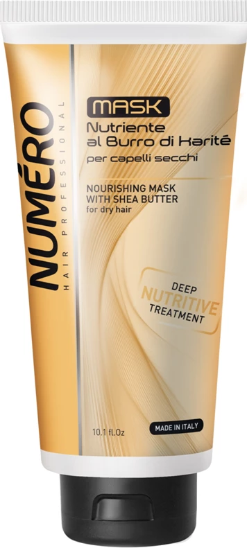 Negovalna maska za lase z maslom shea NUMERO, 300 ml