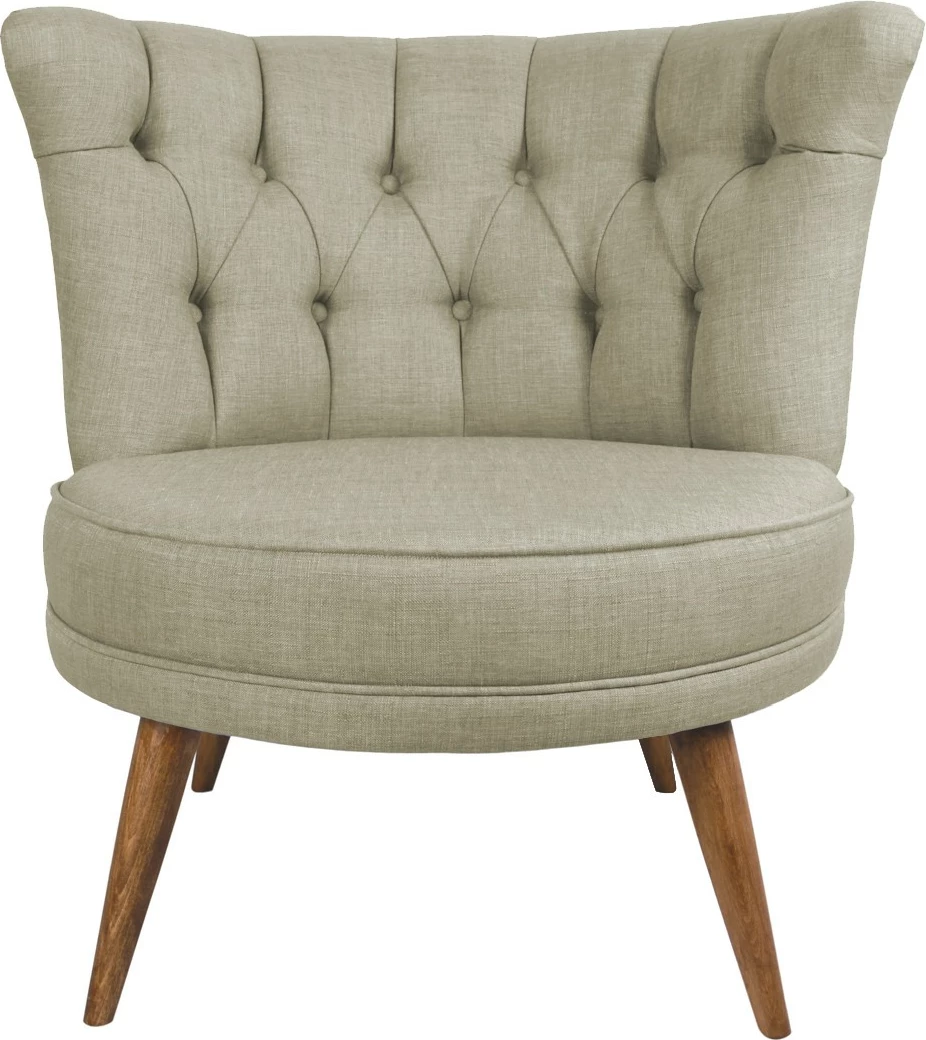 Kavč stol z naslonjalom Atelier del Sofa Richland, siva