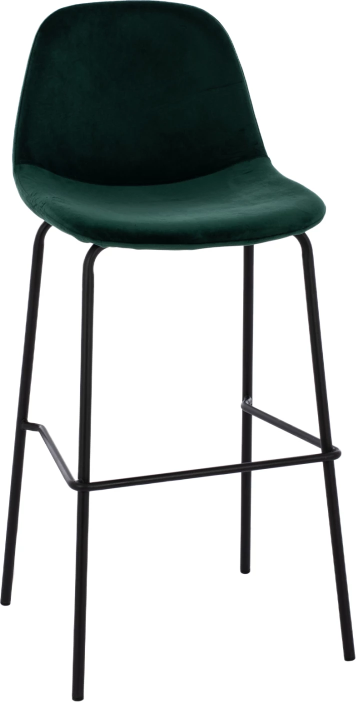 Stol VINCENT FH8579.13 ŽAMET ZELEN IN KOVINSKI OKVIR 56,5x47x106 cm, set 4 kosov