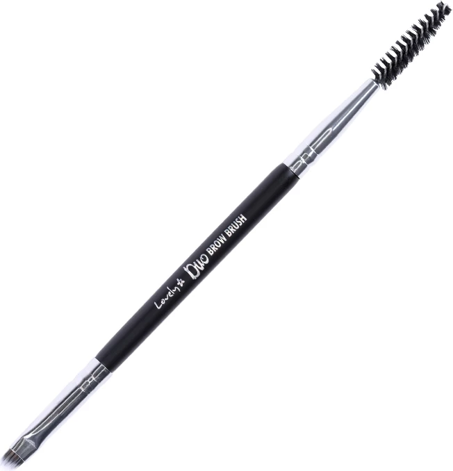 Dvojna krtača za obrvi Lovely Duo Brow Brush, 1 kos