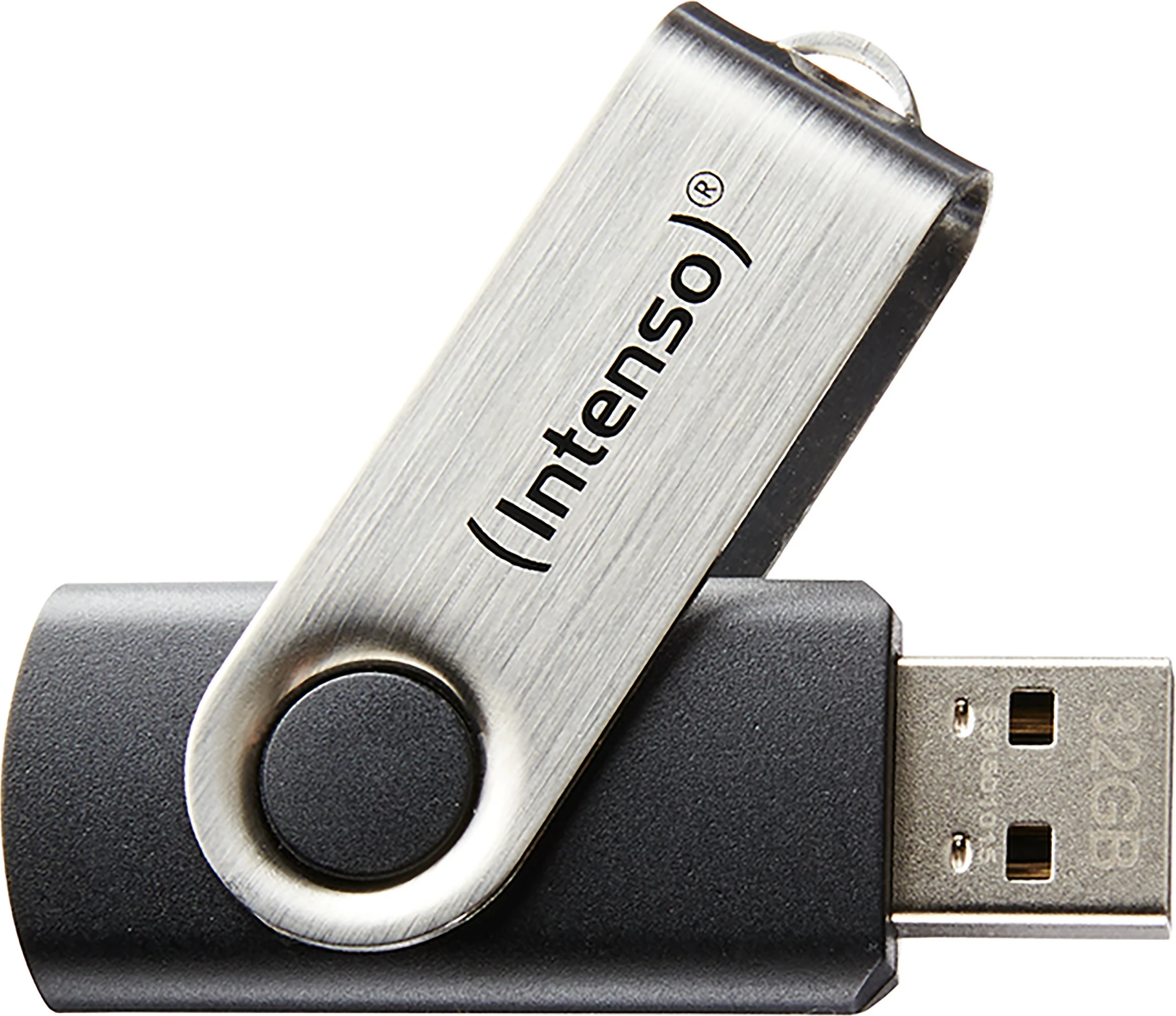 USB za shranjevanje Intenso Basic Line 32 GB, USB Type-A 2.0, črno-srebrn