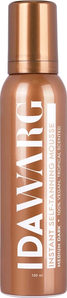 Samoporjavitvena pena za telo Instant Self-Tanning Mousse Body Tan Medium Dark, Ida Warg, 150 ml