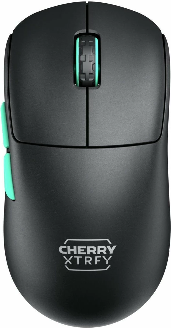 Gaming miš XTRFY CHERRY M68 Wireless, 26000 DPI, črna, turkizna