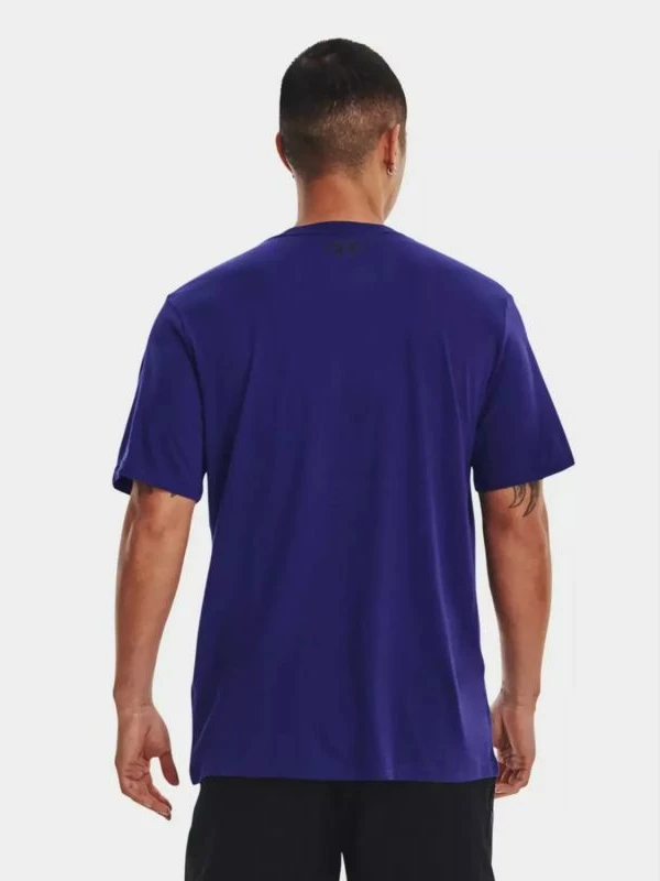 Majica z logotipom na levi strani, Under Armour M 1326799-468, mornarsko modra