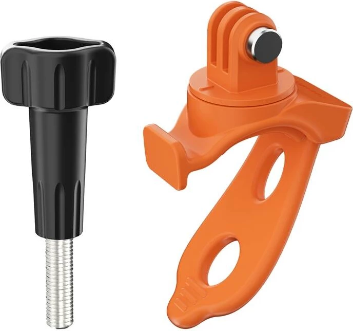 Fleksibilen silikonski nosilec za športne kamere Sunnylife BD892-C, oranžen