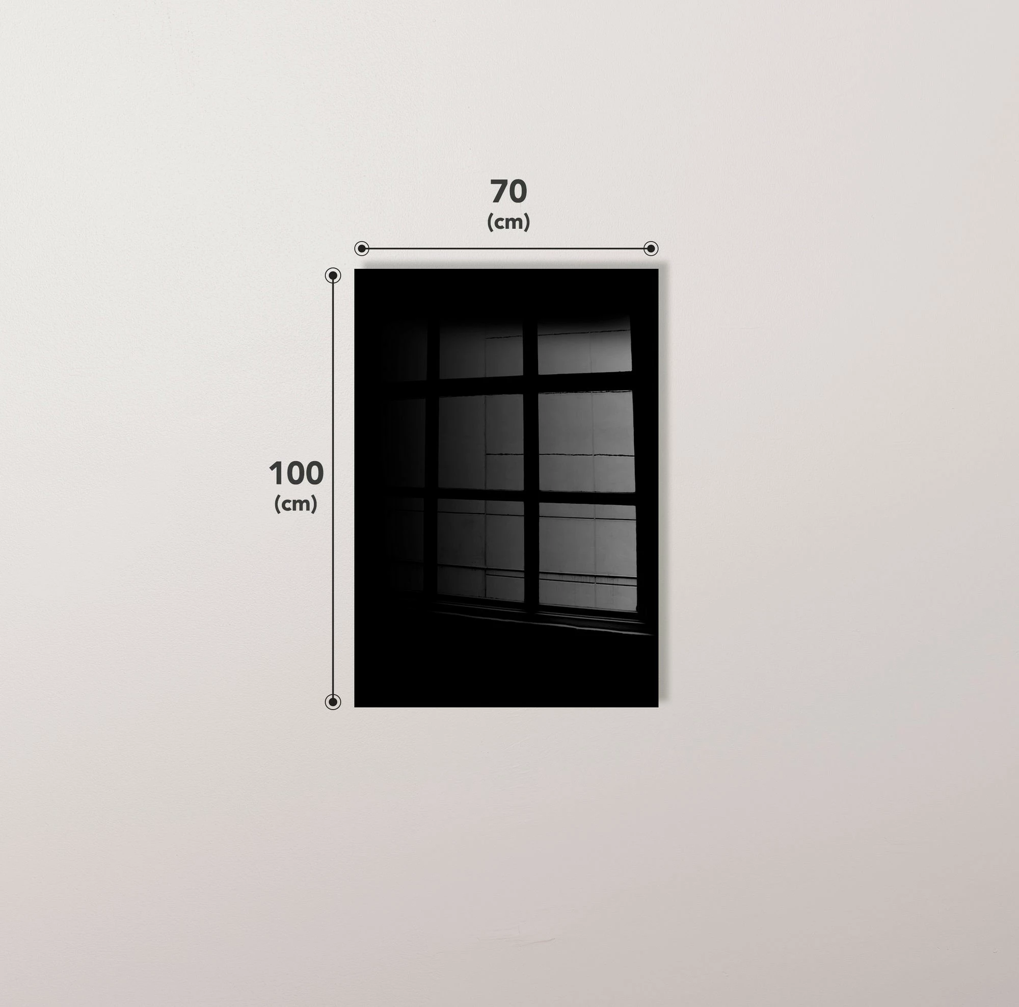 Dekorativna slika iz kaljenega stekla, večbarvna, Wallity UV-033, 70 x 100 cm