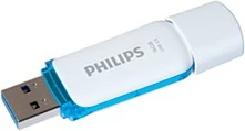 USB ključ Snow Edition, Philips, 16 GB, USB 3.0, oceansko modra