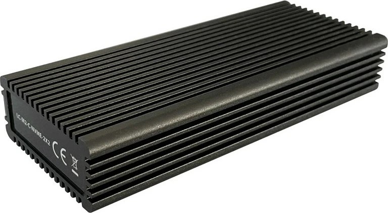 Zunanja ohišje za SSD LC-Power LC-M2-C-NVME-2X2, M.2, PCI Express, USB 3.2 Gen 2x2, črno