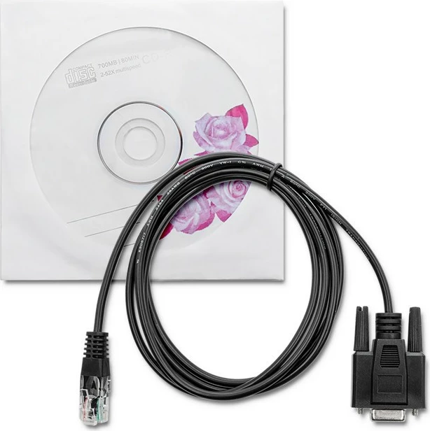 Hibridni solarni inverter Qoltec 53876, 2,4 kW, MPPT 80A, sinus, črno/bel