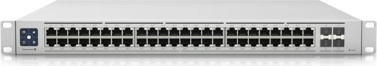 Managed stikalo UniFi USW-ENTERPRISE-48-POE, Ubiquiti, 48x 2.5G Ethernet, belo