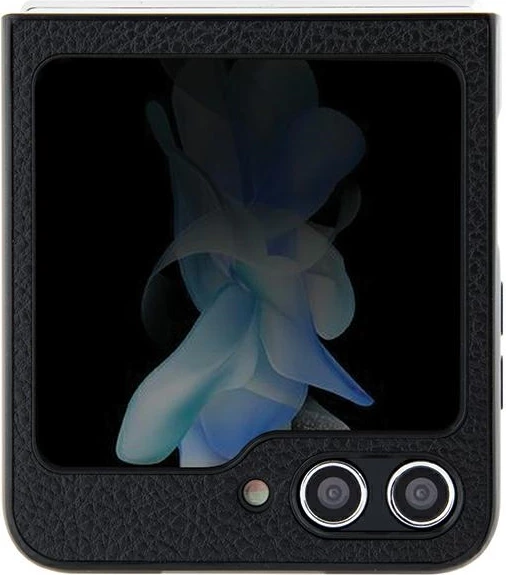 Ovitek za telefon Hello Kitty za Samsung Galaxy Z Flip 5, metalni logotip, črn