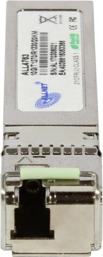 Optični transceiver ALLNET ALL4763, 1250 Mbit/s, mini-GBIC, siv