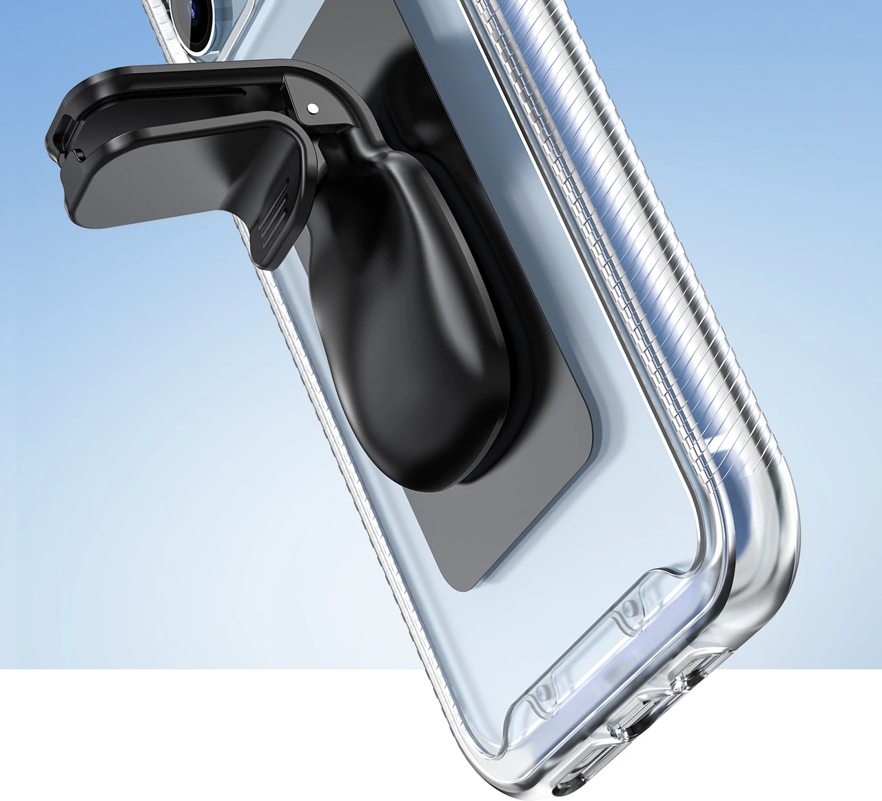 Magnetni nosilec za avto, za reže zračnika, siv Acefast D16