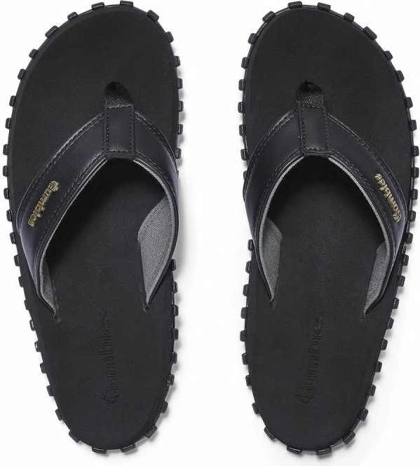 Minimalistične japonke Vegovert Gumbies, moški in otroci, črne