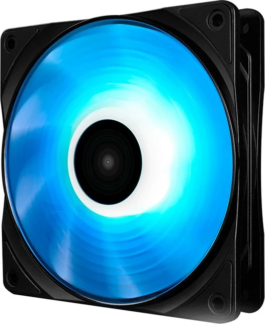Ventilator za računalniško ohišje DeepCool RF120, 12 cm, črn, večbarvna osvetlitev